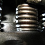 Valve spring with little clearance