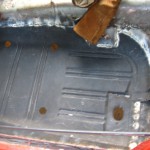 DS floor pan rear detail